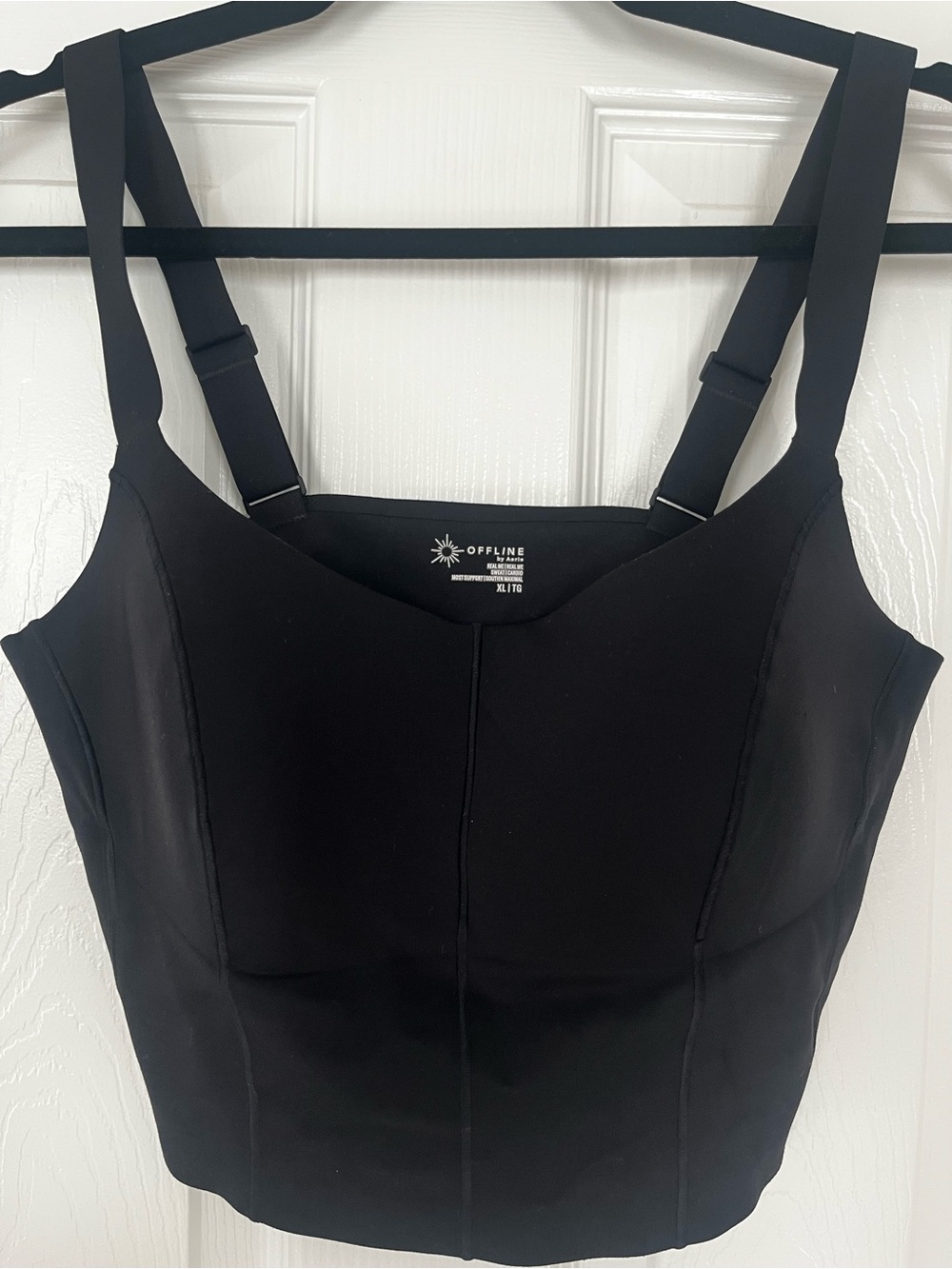 Aerie Black Longline Bra